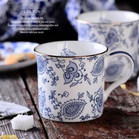 European Blue And White Mug