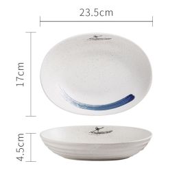 Creative Shaped Tableware With Large Irregular Ceramic Bowls