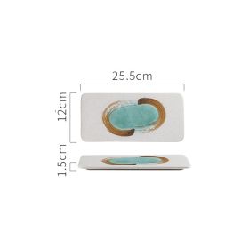 New Rectangular Ceramic Japanese Sushi Platter