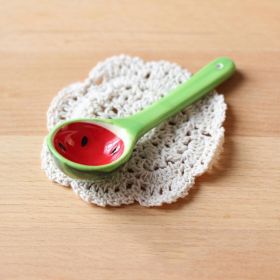 Creative Children's Healthy Underglaze Color Animal Pattern Spoon