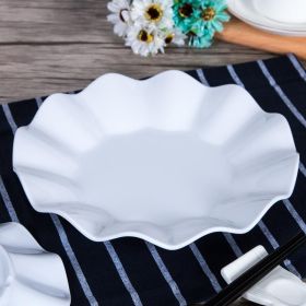 Simple Pure Color Melamine Tableware Plastic Plate