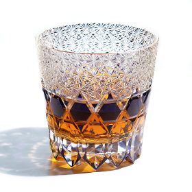 Hand Carved Lead-free Crystal Glass Cup