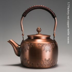 Copper Boiling Water Manual Mechanism Antique Tea Brewing Pot