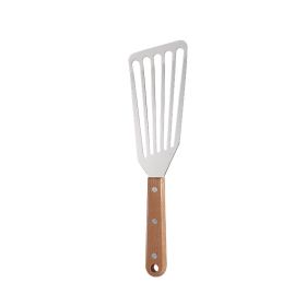 Non-stick Pan Dedicated Spatula Stainless Steel Butterfly With Wooden Handle