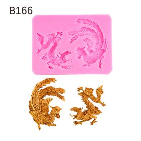 Chinese Dragon Fondant Cake Decoration Silicone Mold