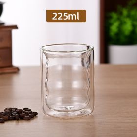 Fashion High Borosilicate Spiral Double-layer Cup