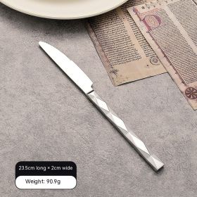 Featured Square Handle Knife, Fork And Spoon Hotel Restaurant Home