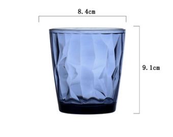 Acrylic Restaurant Tea Cup Transparent PC Plastic Octagon Cup