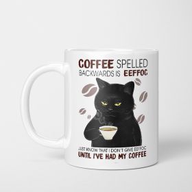 Coffee Spelld Ceramic Mug Personalized Water Cup